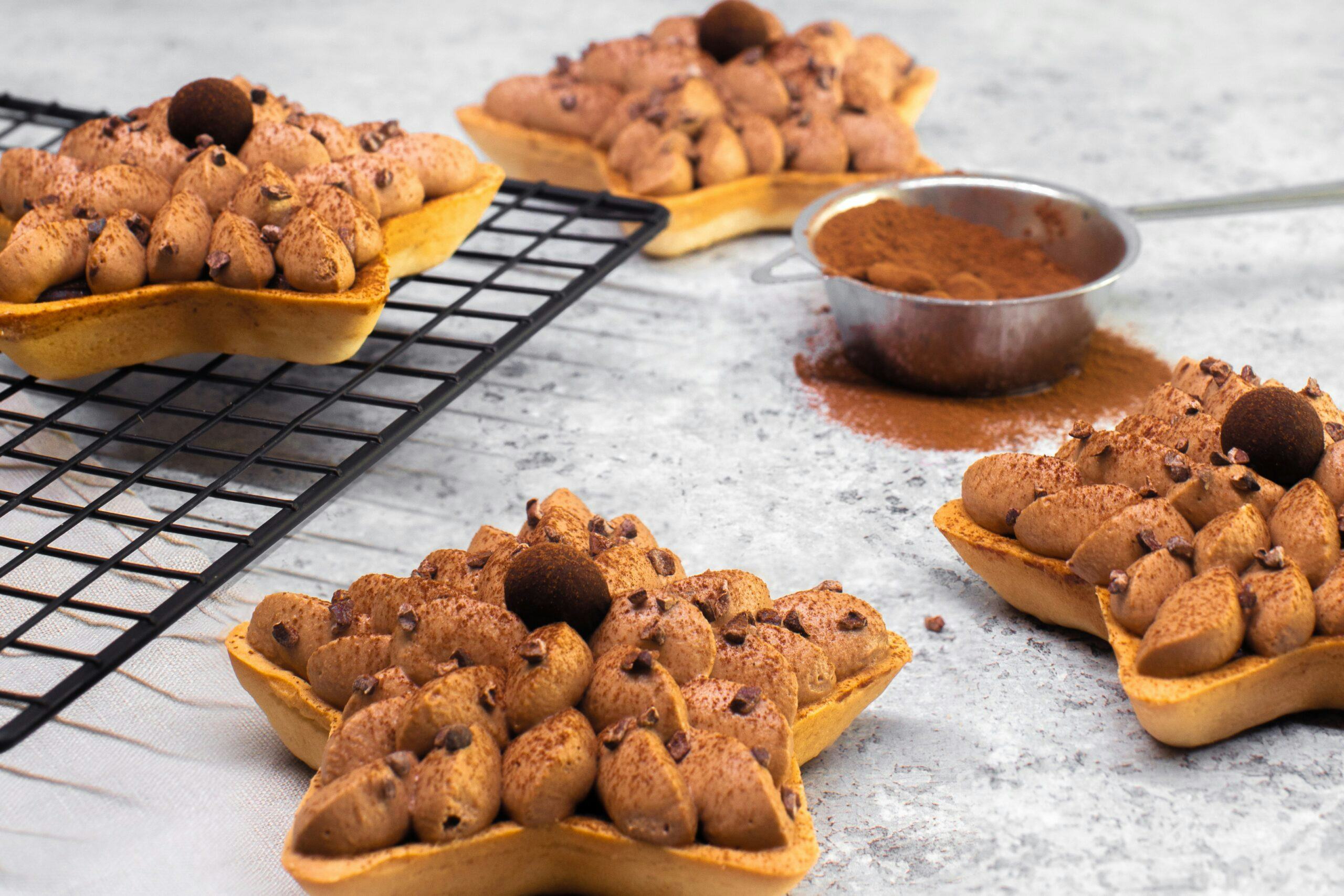 Gianduja stertarteletten voor bij de koffie. Foto: Pruvé