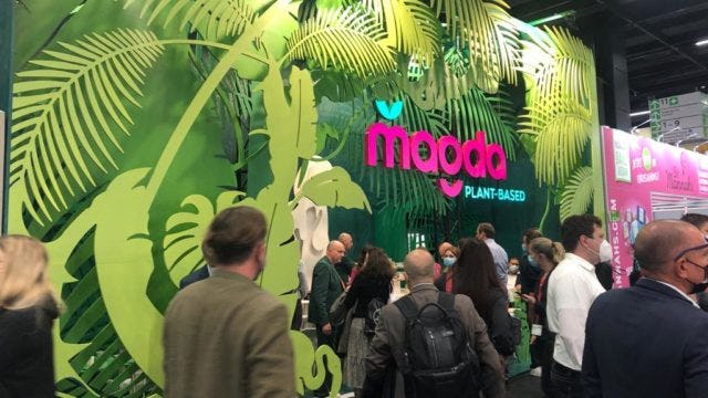 Plant-based is een groeiende trend, die bijzonder zichtbaar is op de Anuga.
Foto: Distrifood