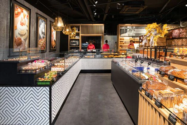 Ook met fotografie die specifiek bij de betreffende bakker past, is veel te bereiken. Op deze foto: Bakkerij Hulleman.