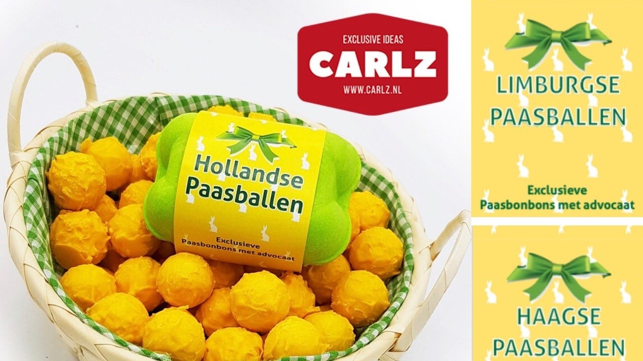 Hollandse Paasballen van CARLZ. Nu ook met eigen plaatsnaam.