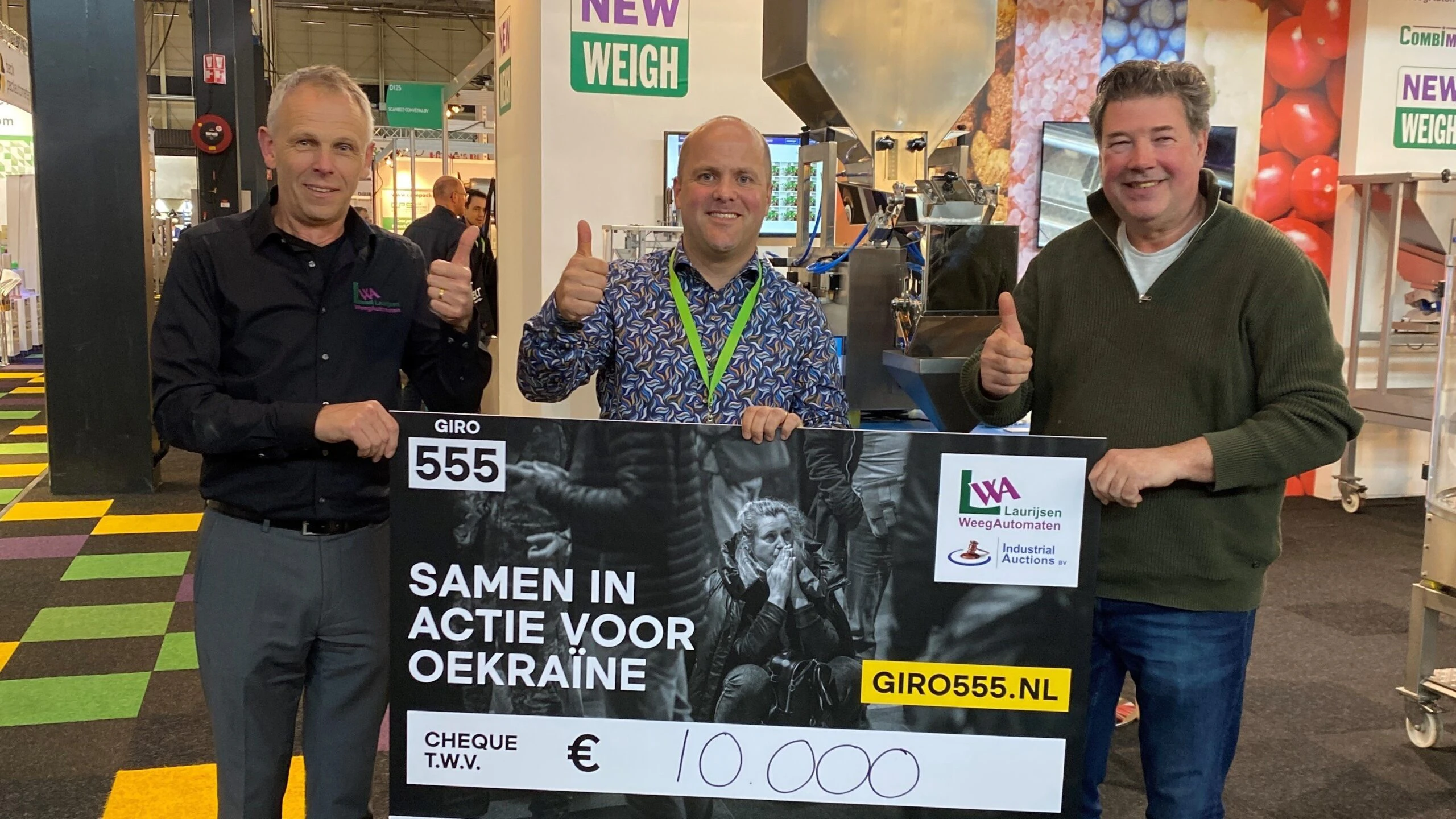 Goededoelenveiling op Empack brengt €10.000 op voor Giro555