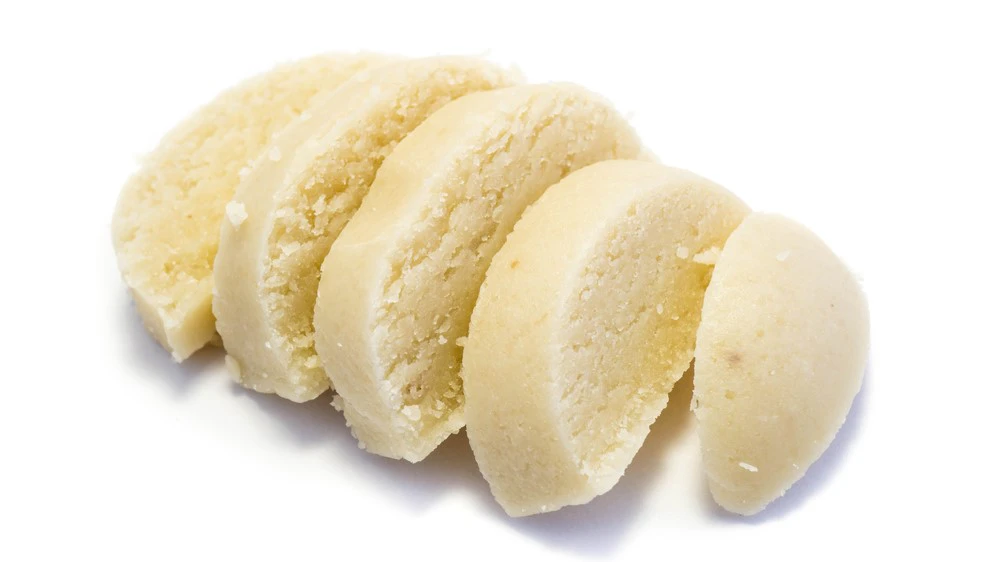 Bakkerijproducten waaruit titaandioxide verwijderd is, kunnen een wat minder heldere kleur wit hebben.
Foto: Shutterstock