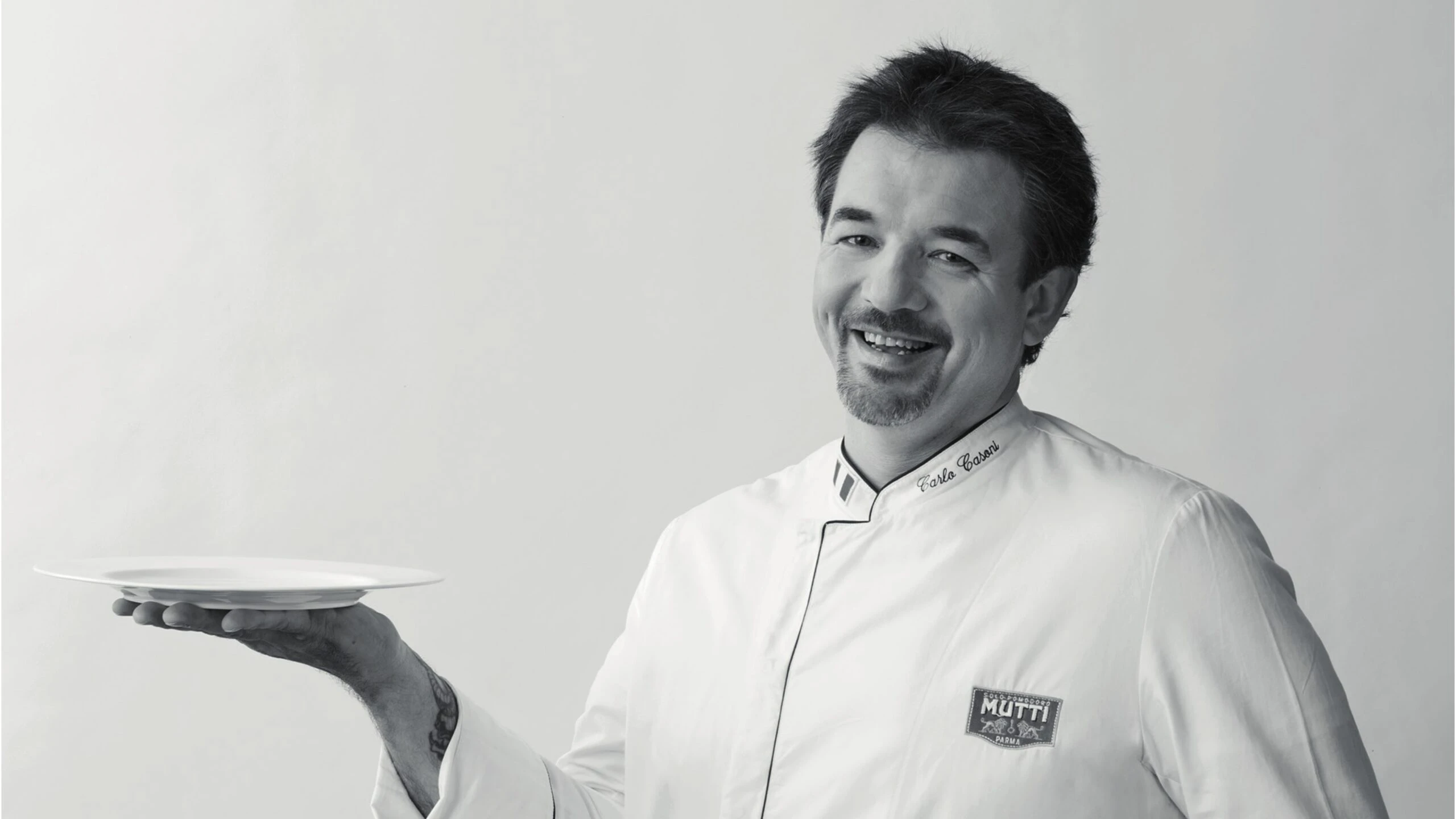 De Italiaanse tomatenspecialist Carlo Casoni van Pizza Prof-partner Mutti.