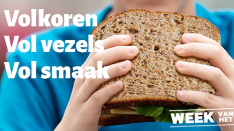 Week van het Brood maandag 16 januari van start: VOL van volkoren