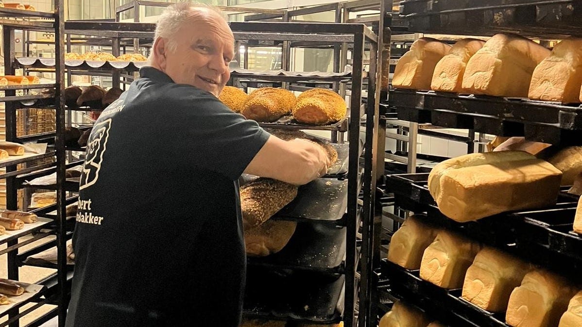 Echte Bakker Robbert ging zelf achter de zaak aan. Foto: Wolf