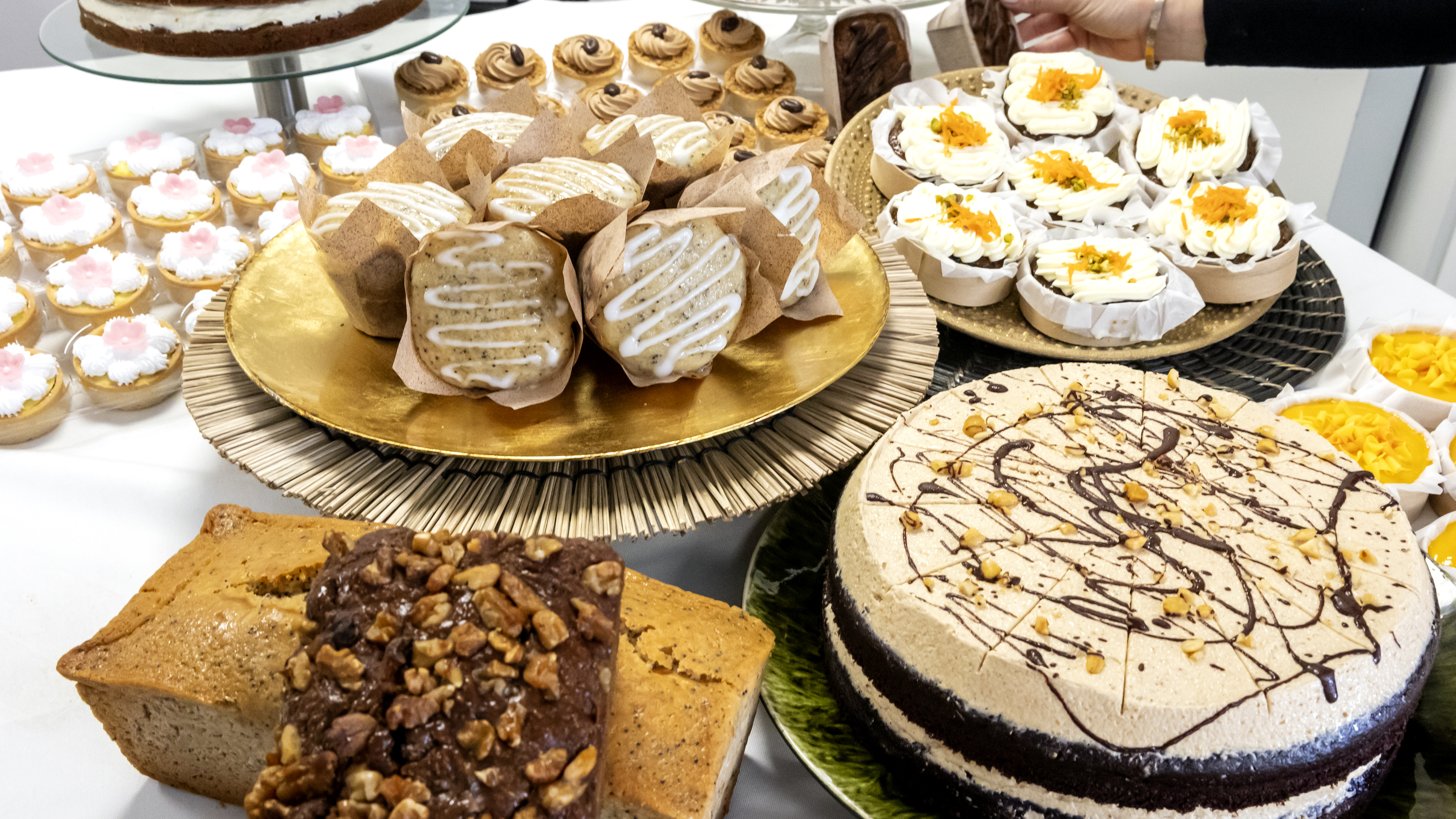 Plantaardig gebak van Bakkers Bakery. Foto: Roel Dijkstra 