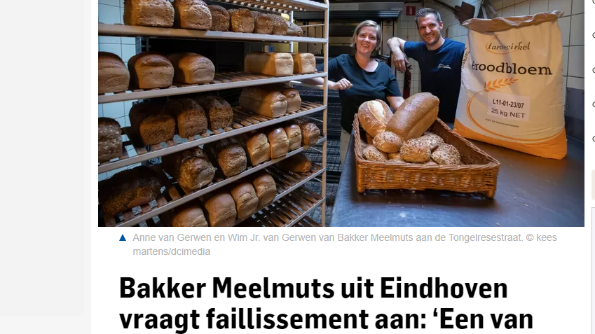 Screenshot Eindhovens Dagblad.