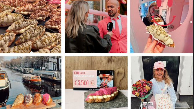 Met een foto-compilatie bedankt Van Maanen ook de stad Amsterdam. Beeld: fb