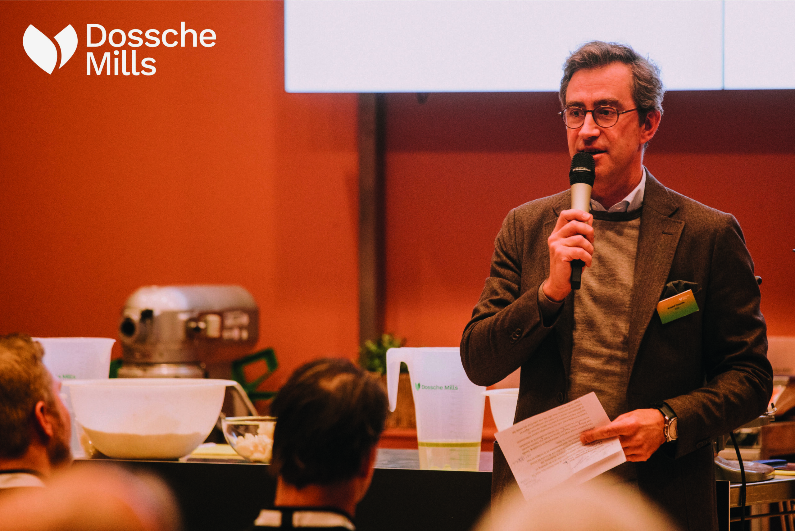 Kristof Dossche begin dit jaar tijdens een workshop bij de Vakschool Wageningen. 