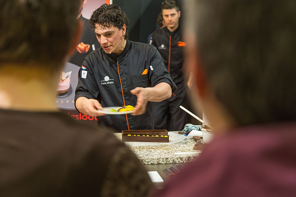 Carlo Midiri is al sinds 2013 lid van het topteam. 'Voor mij was de deelname aan de World Chocolate Masters een van de hoogtepunten.'