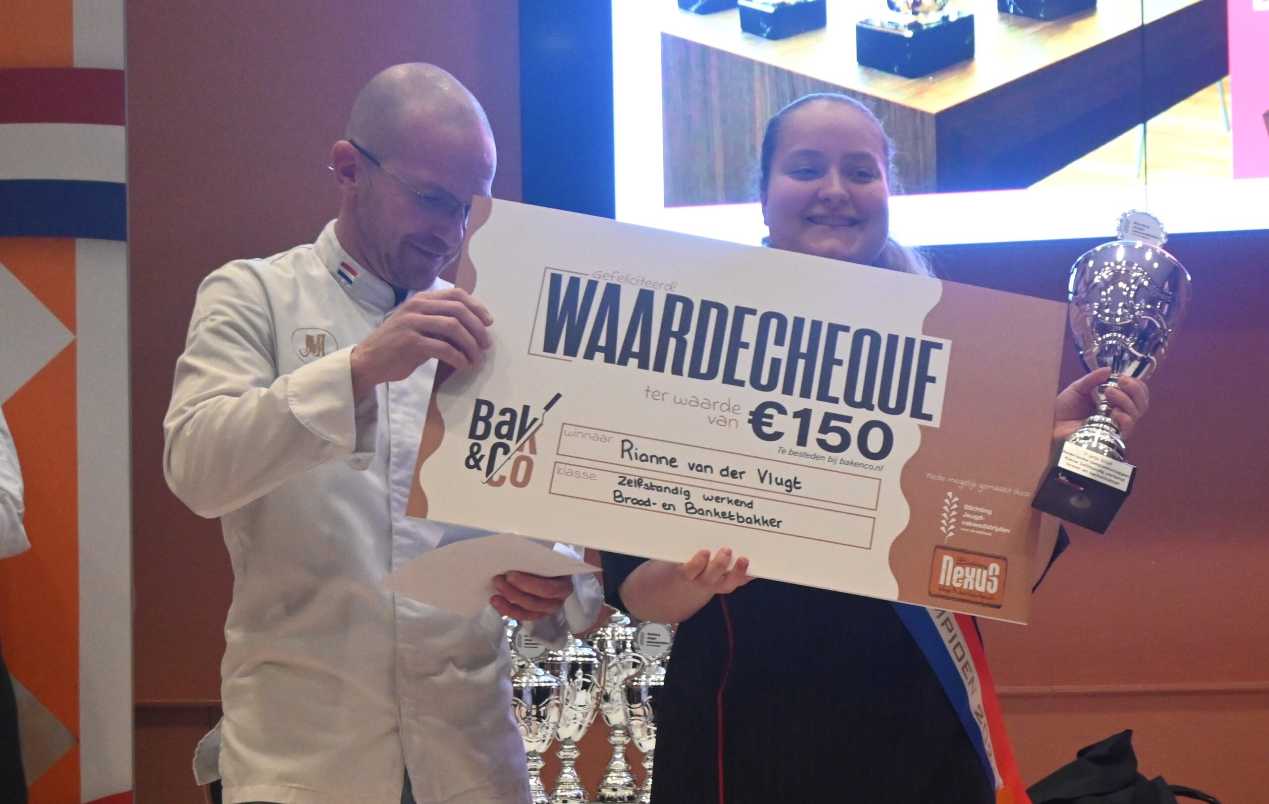 Goud voor Rianne van der Vlugt.