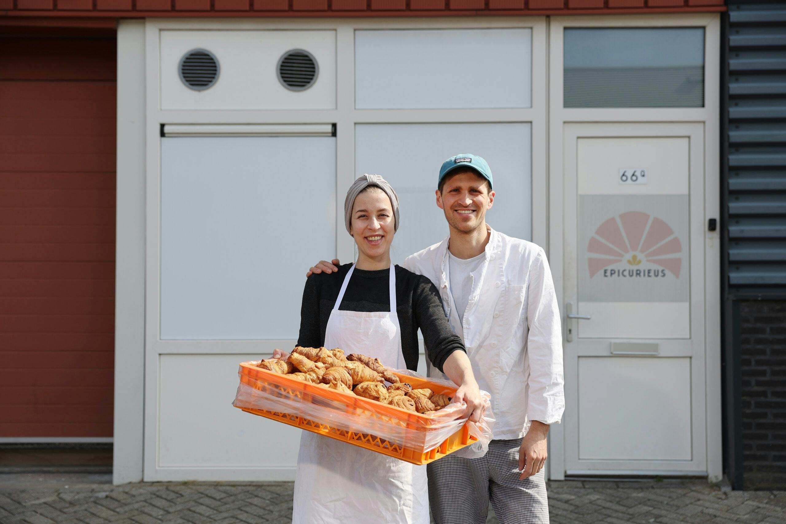 Broer en zus Morgane en Adam Belibel kozen de naam van de Griekse filosoof Epicurieus voor hun bakkerij. Foto's: Dennis Wisse