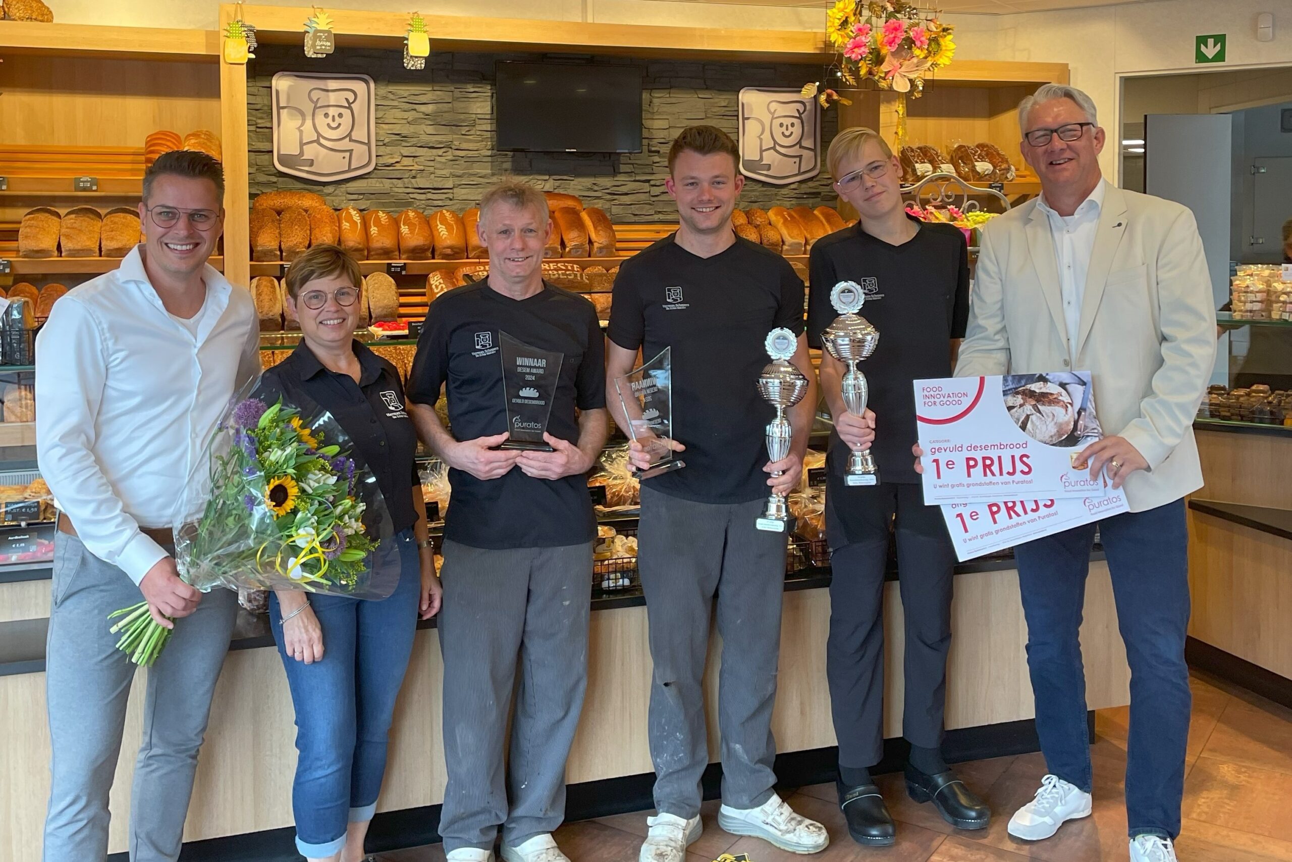 Uitreiking van de DesemAward aan Echte Bakker Herman Schepers.