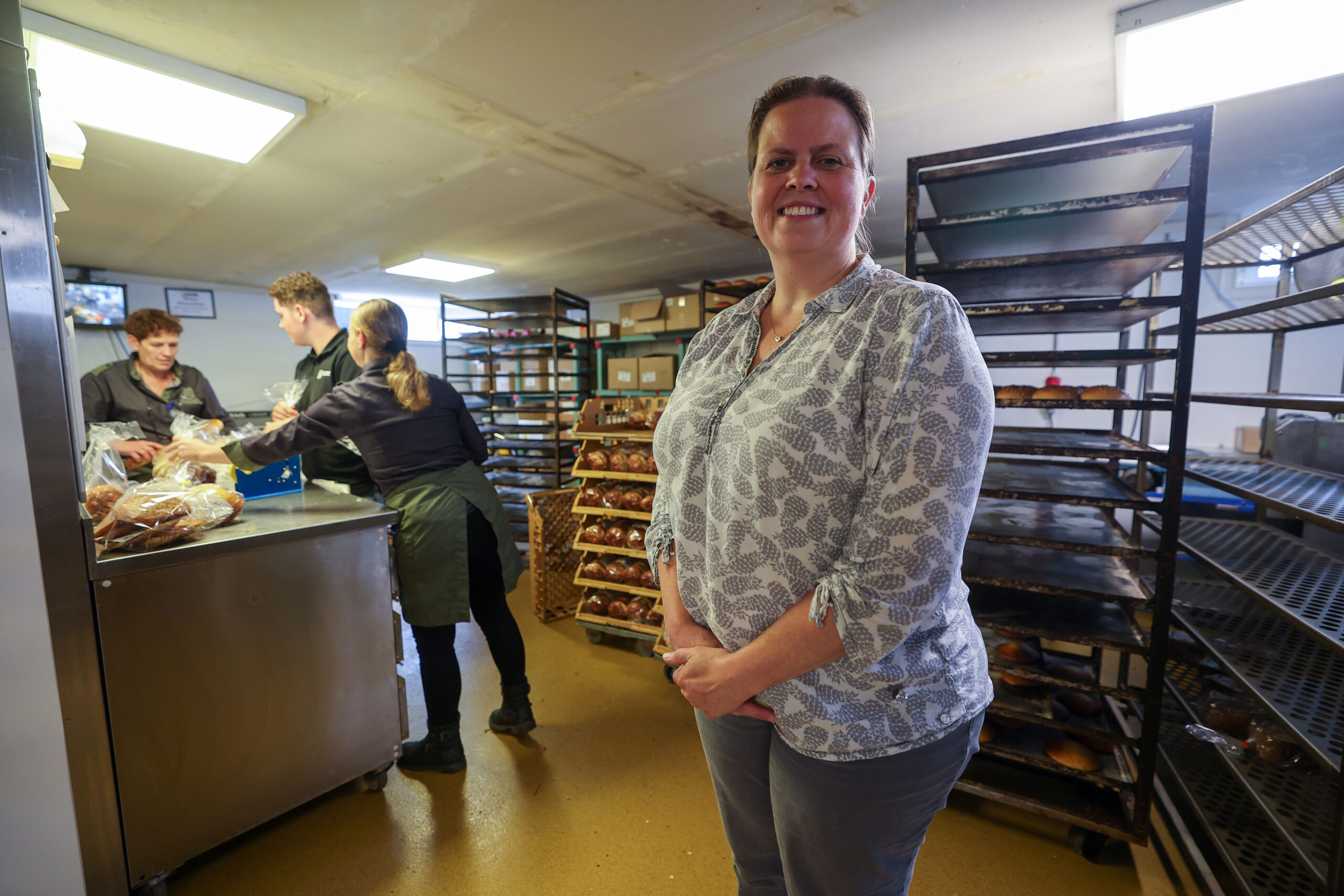 'De piek qua productie en omzet ligt bij ons echt in december’, vertelt Reggy Ackermans van Echte Bakker Jan Swaanen. Foto's: Bert Jansen