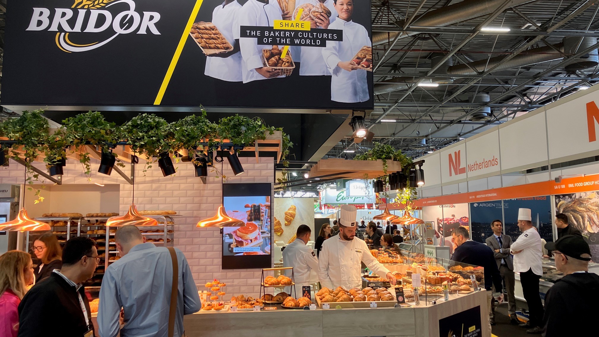 De stand van Bridor op SIAL.