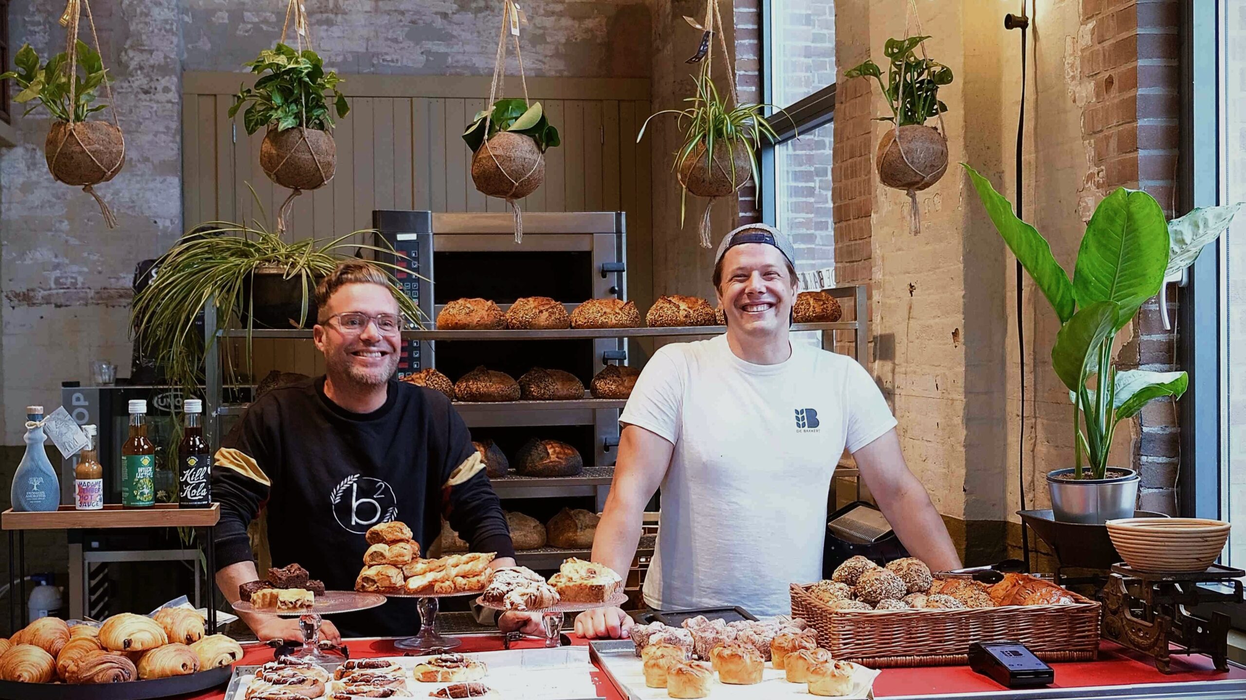 Frank Reinaerdts en Nils Engelman van De Bakkert en Broodbrood.nl. 