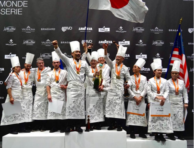 Japan (midden) wint Coupe du Monde. Beeld: White Mirror 