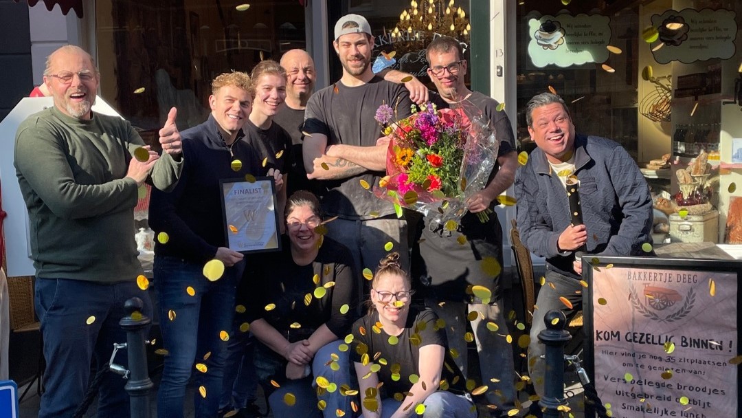 Bakkertje Deeg is één van de tien finalisten. Foto: fb