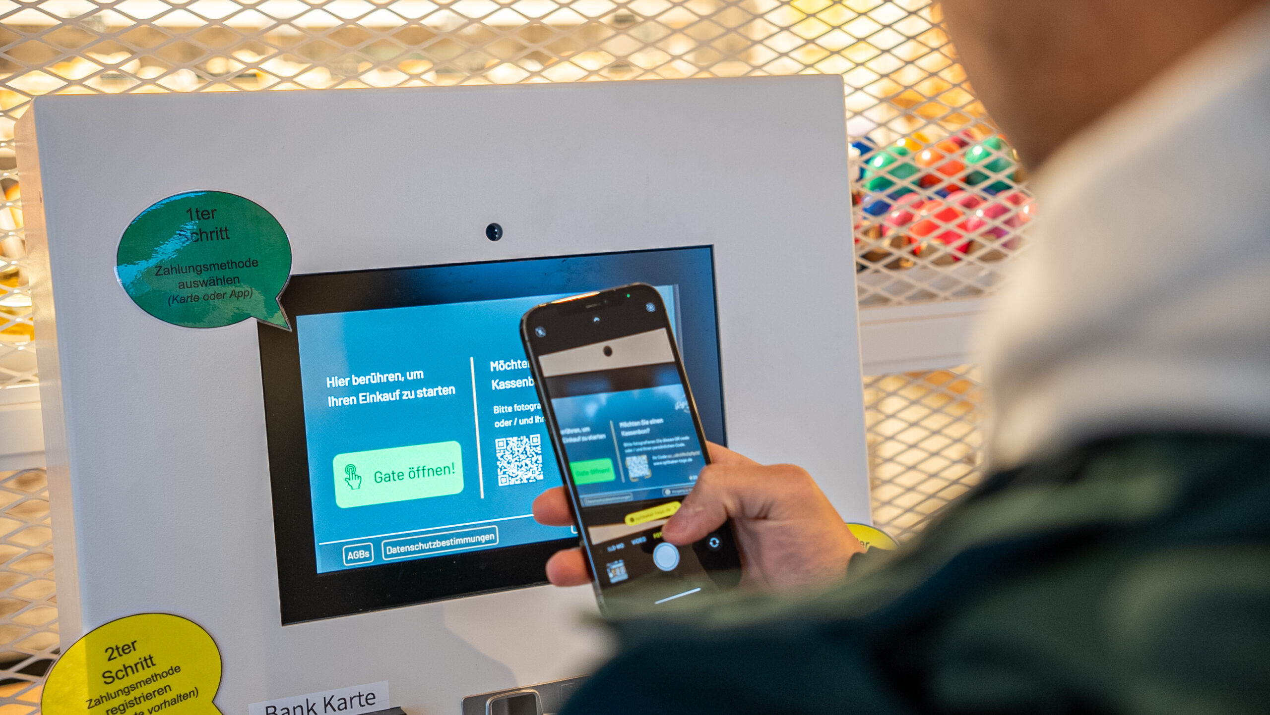 Inchecken betekent ook meteen het betaalsysteem inschakelen. In de verdere ontwikkeling wordt onder meer dit betaalsysteem onder de loep genomen. Foto's: BÄKO/KORTE Einrichtungen