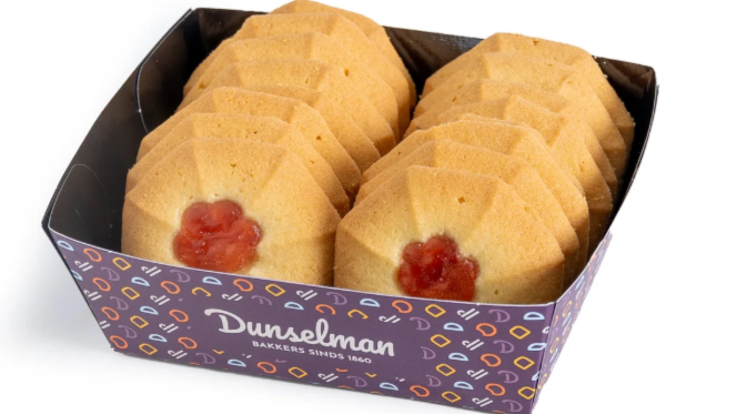 De koekjes worden voor €4,95 per doosje aangeboden. Foto: Dunselman