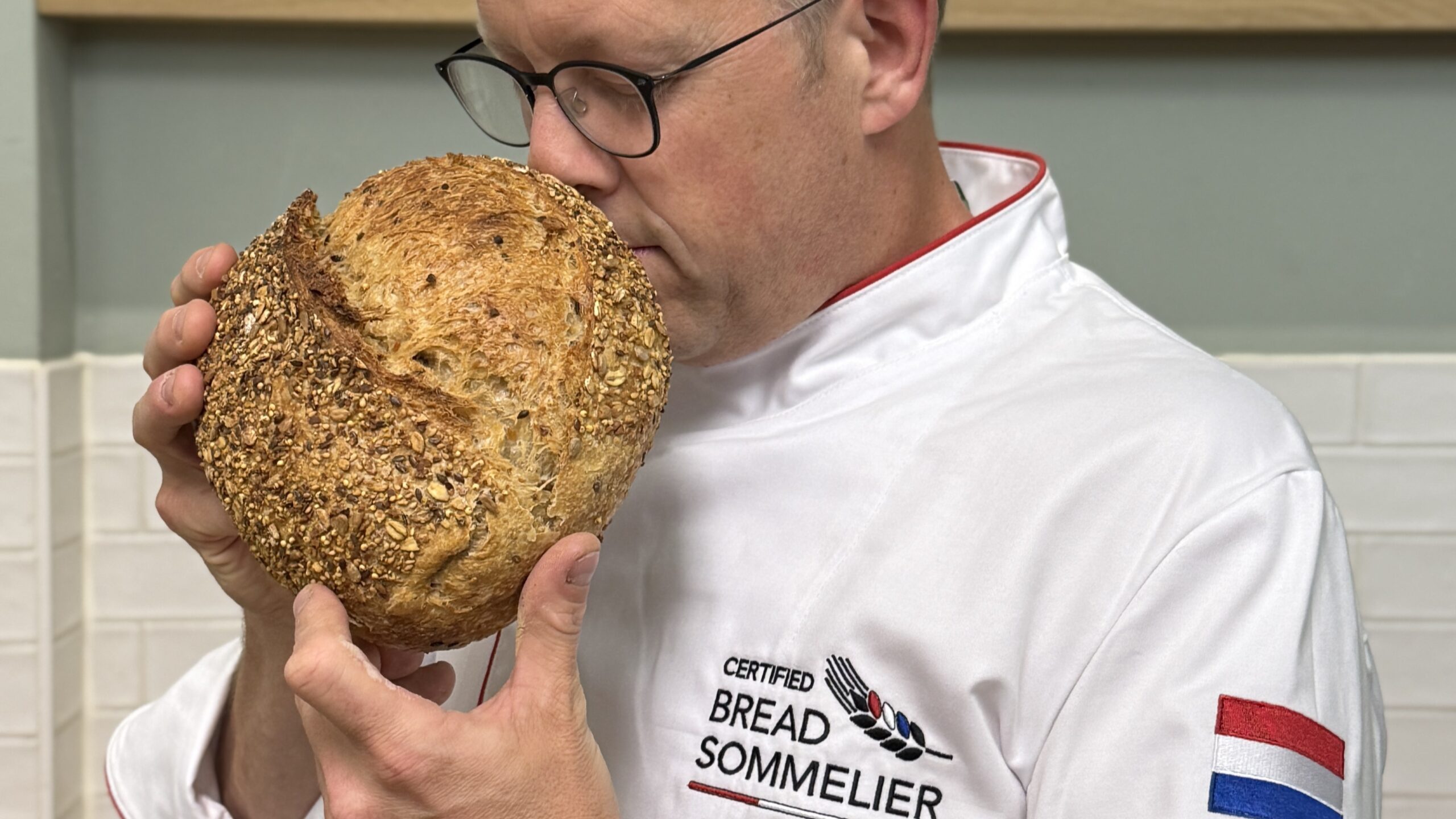 Rudy Dekker is 's Neerlands eerste officiële broodsommelier. Foto: Rudy Dekker