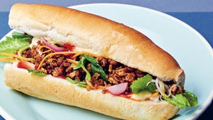Het broodje bánh mì van Sam & Joris. Beeld: NBC