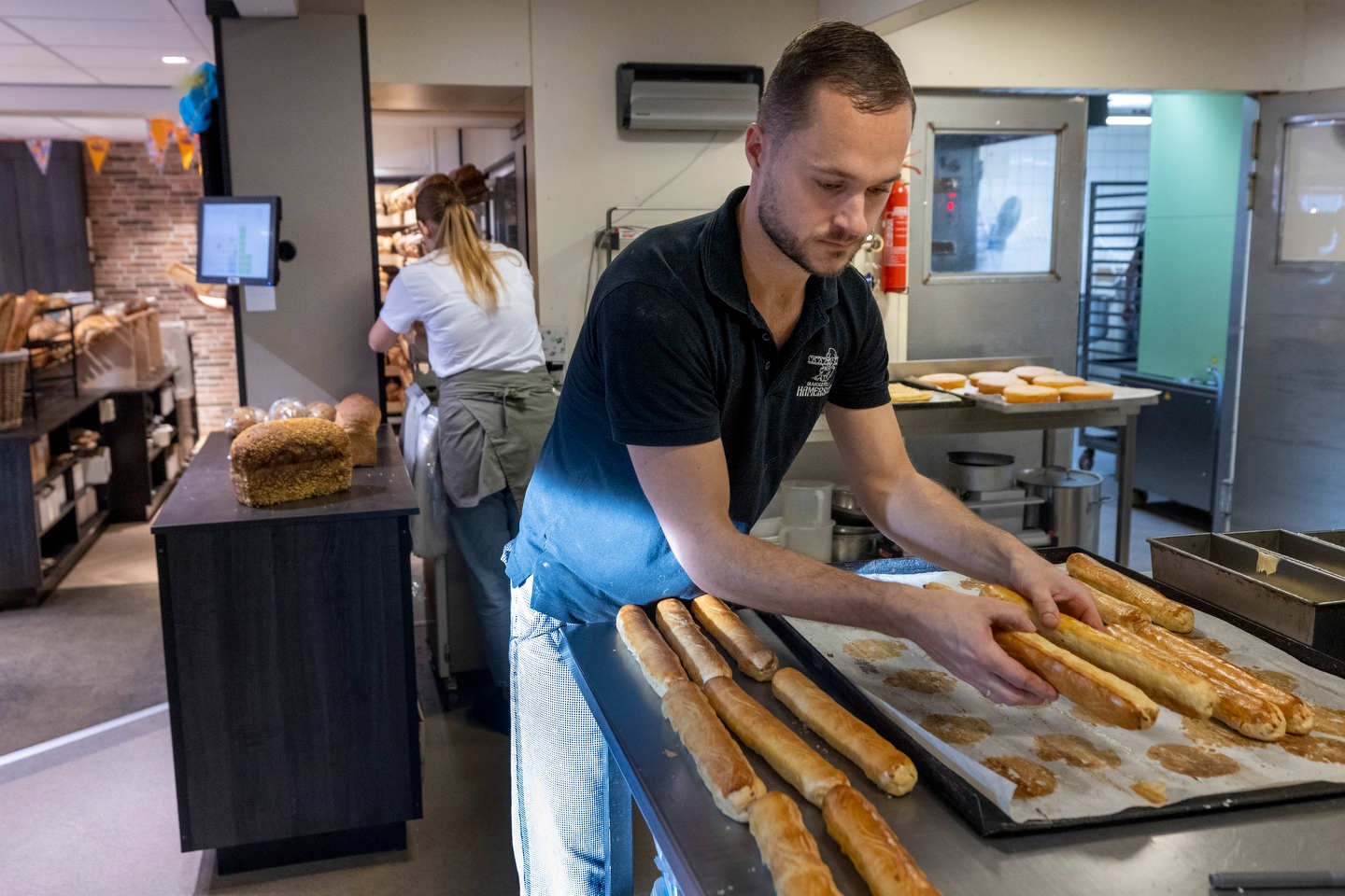 Robert Renkema is de opvolger van de bakkerij van Weit Hamersma in Grootegast. Robert zet het beleid van zijn voorganger voort. Eigen foto