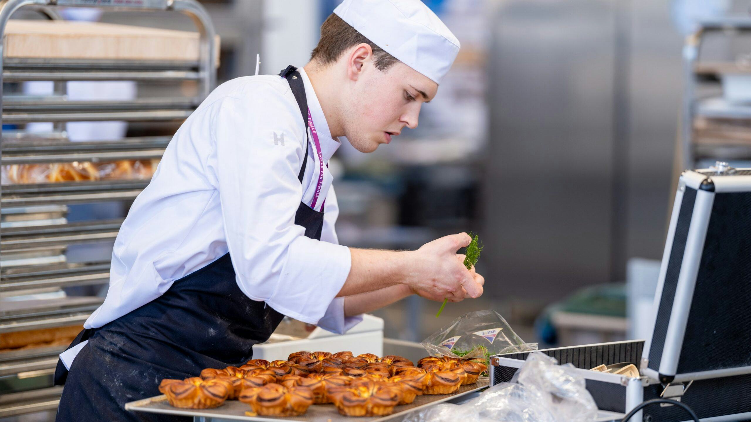 Wouter Kamphorst is banketbakker, maar won Skills Europe in de categorie Boulanger. Foto: Skills