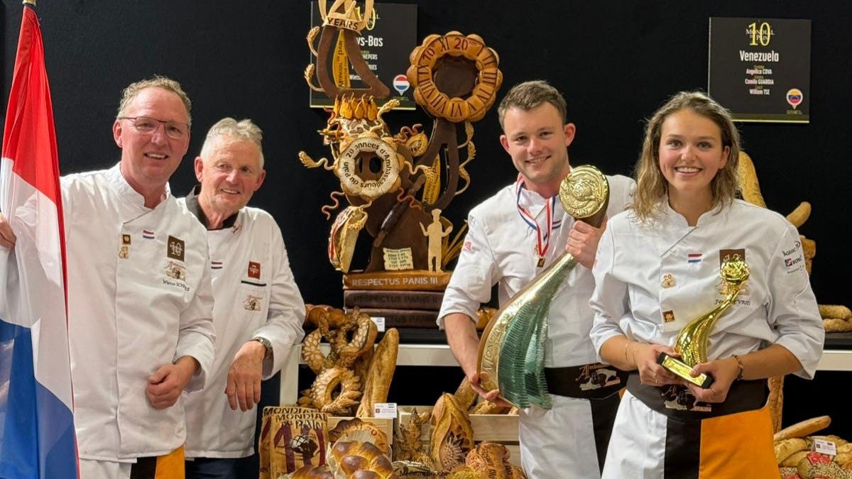 De jongste prestatie van het Boulangerie Team heeft geleid tot een gouden medaille op Mondial du Pain 2025 in Nantes. Foto: BT