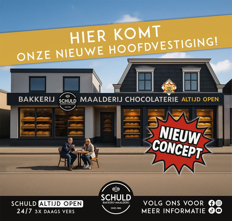 Op socials kondigt de ondernemer zijn plannen aan.
