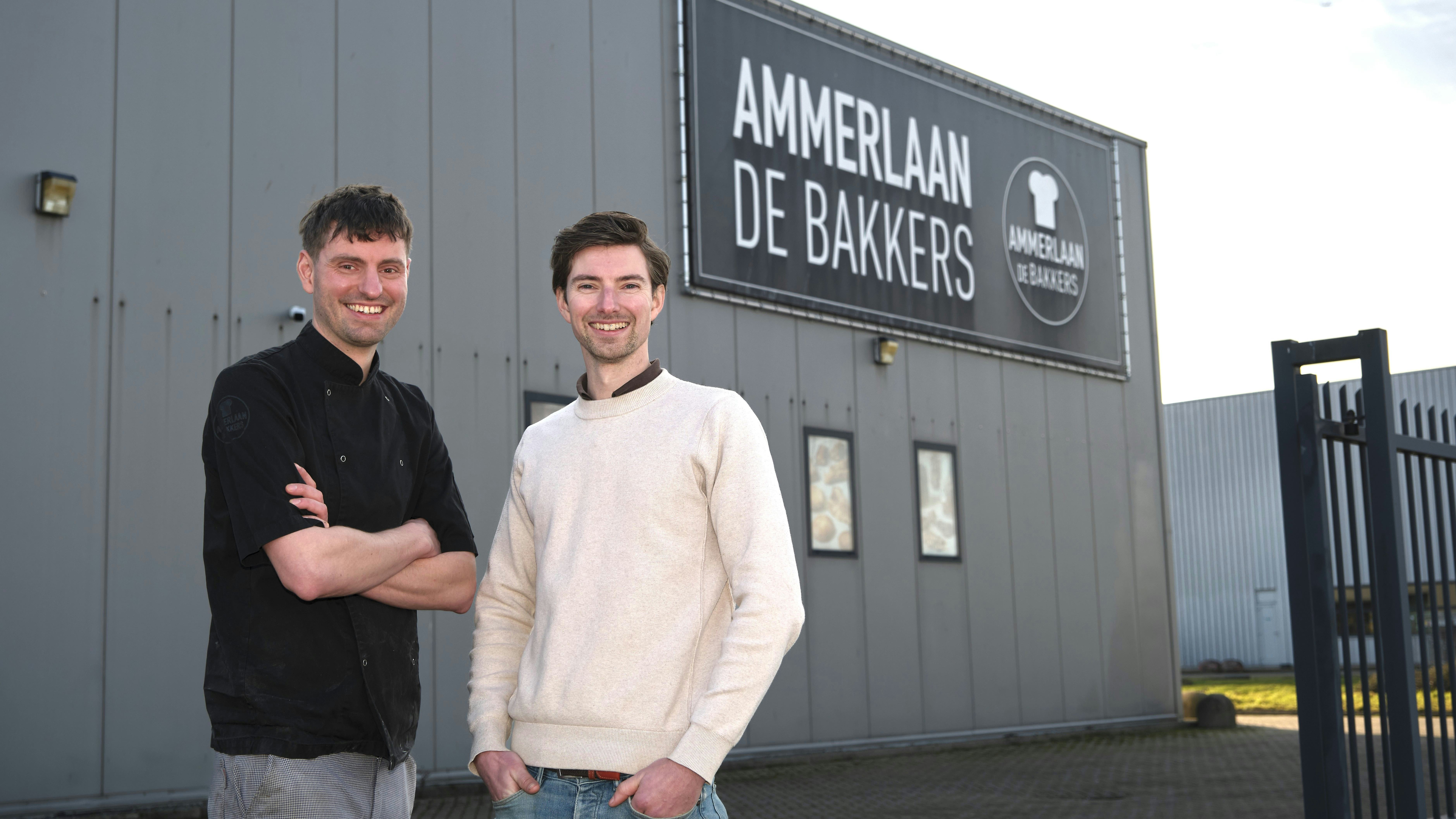 De neven Mitchel en Jarno Ammerlaan runnen het familiebedrijf samen. Ze hebben zelf geen winkels meer. Foto's: Fred Libochant Fotografie
Sassenheim / Bakkerij Ammerlaan / Jarno Ammerlaan en Mitchel