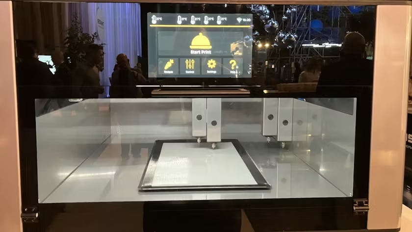 Een 3d-foodprinter van Felix 3d-printing.