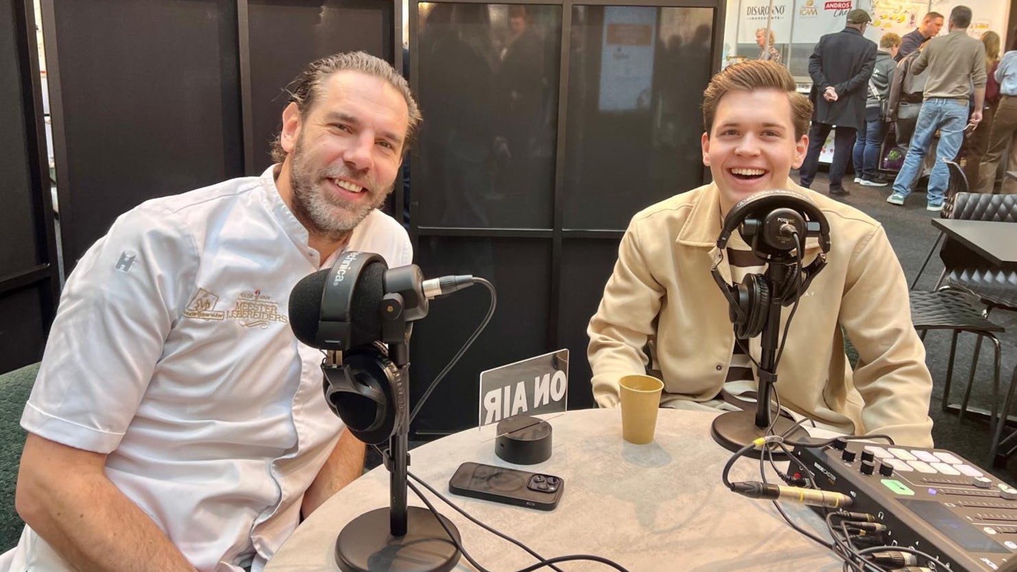 Hidde de Brabander en Wouter Kamphorst zijn 'sponzen' als het gaat over het opnemen van kennis. Foto: AMR