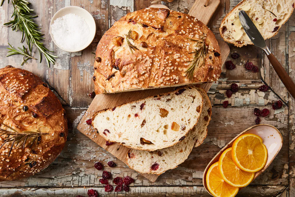 Rozijnen Cranberry Sinaasappelbrood
