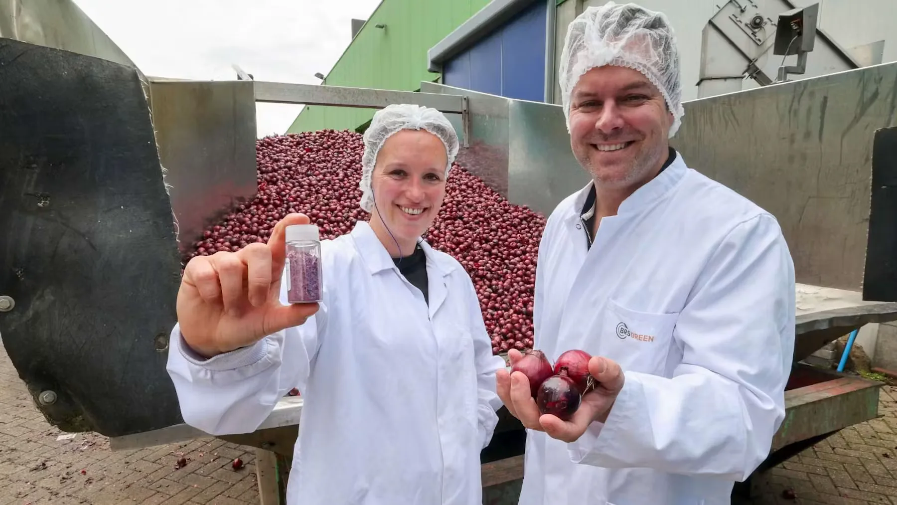 BRS Green haalt ingrediënten via bioraffinage uit rode ui. Foto: Bert Jansen
