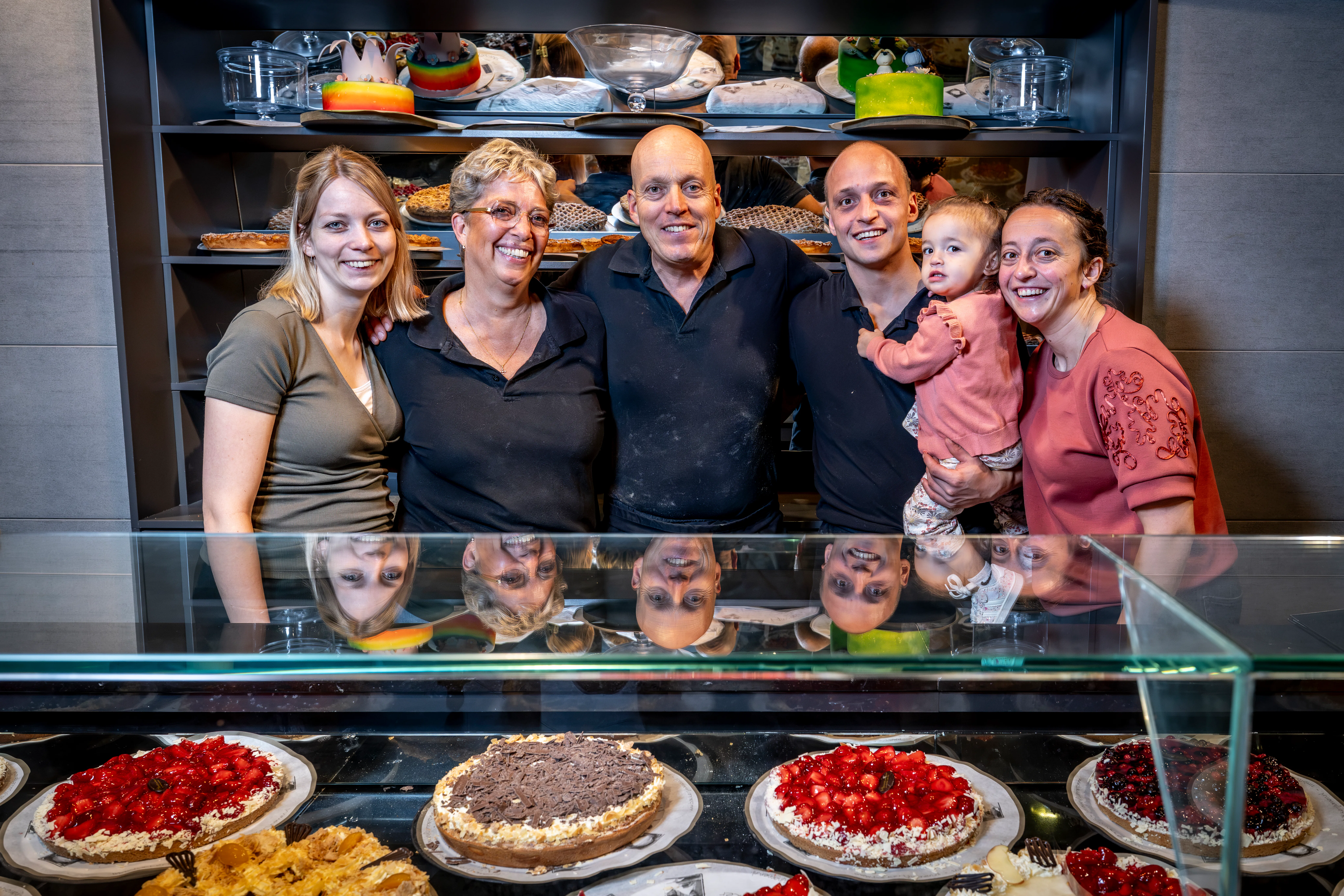 Vijf generaties Hannen. Foto's: Marcel van Hoorn.