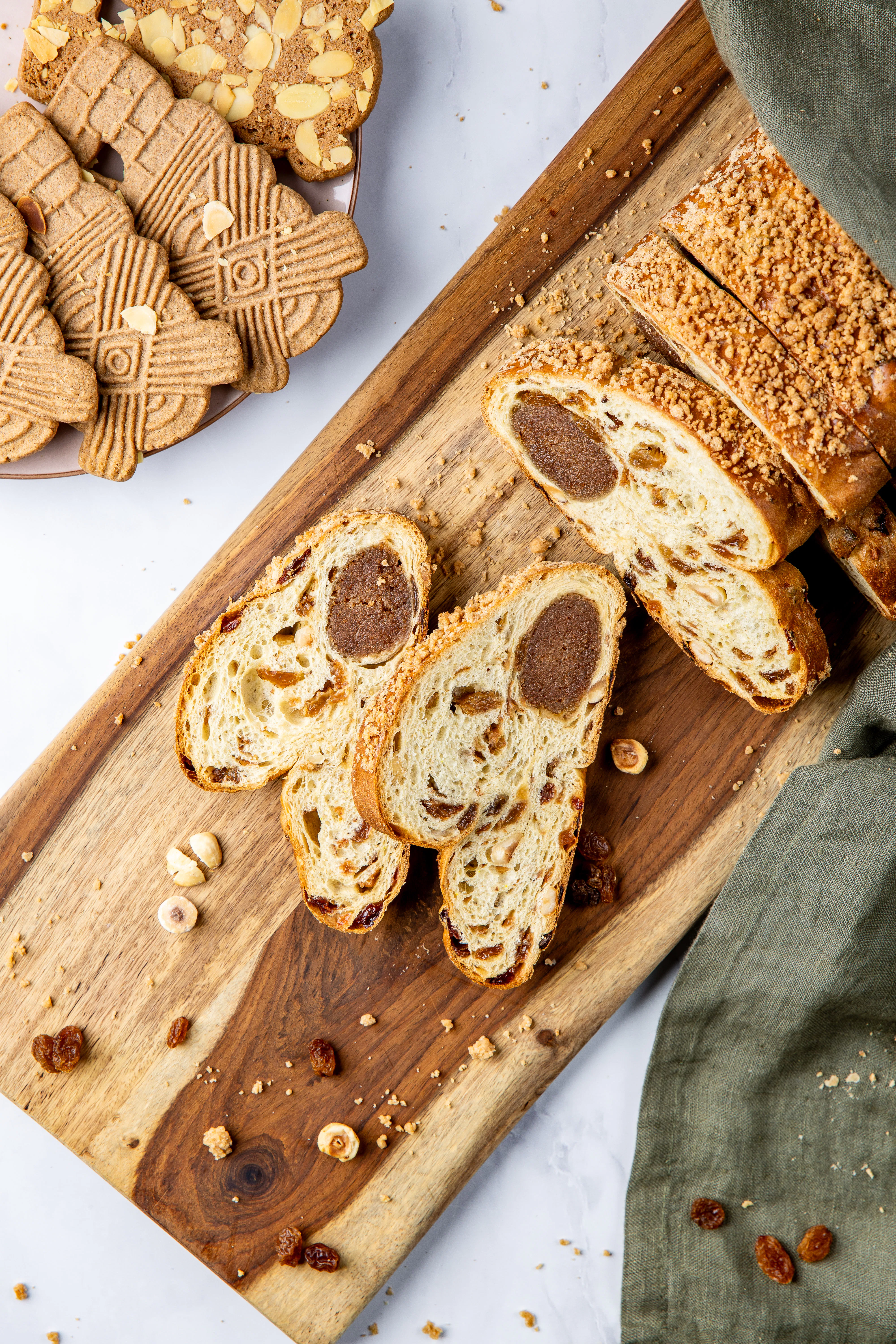 'Aan deze stol waren speculaaskruiden en appeltjes toegevoegd, waardoor het smaakprofiel ineens perfect bij Sinterklaas past.'