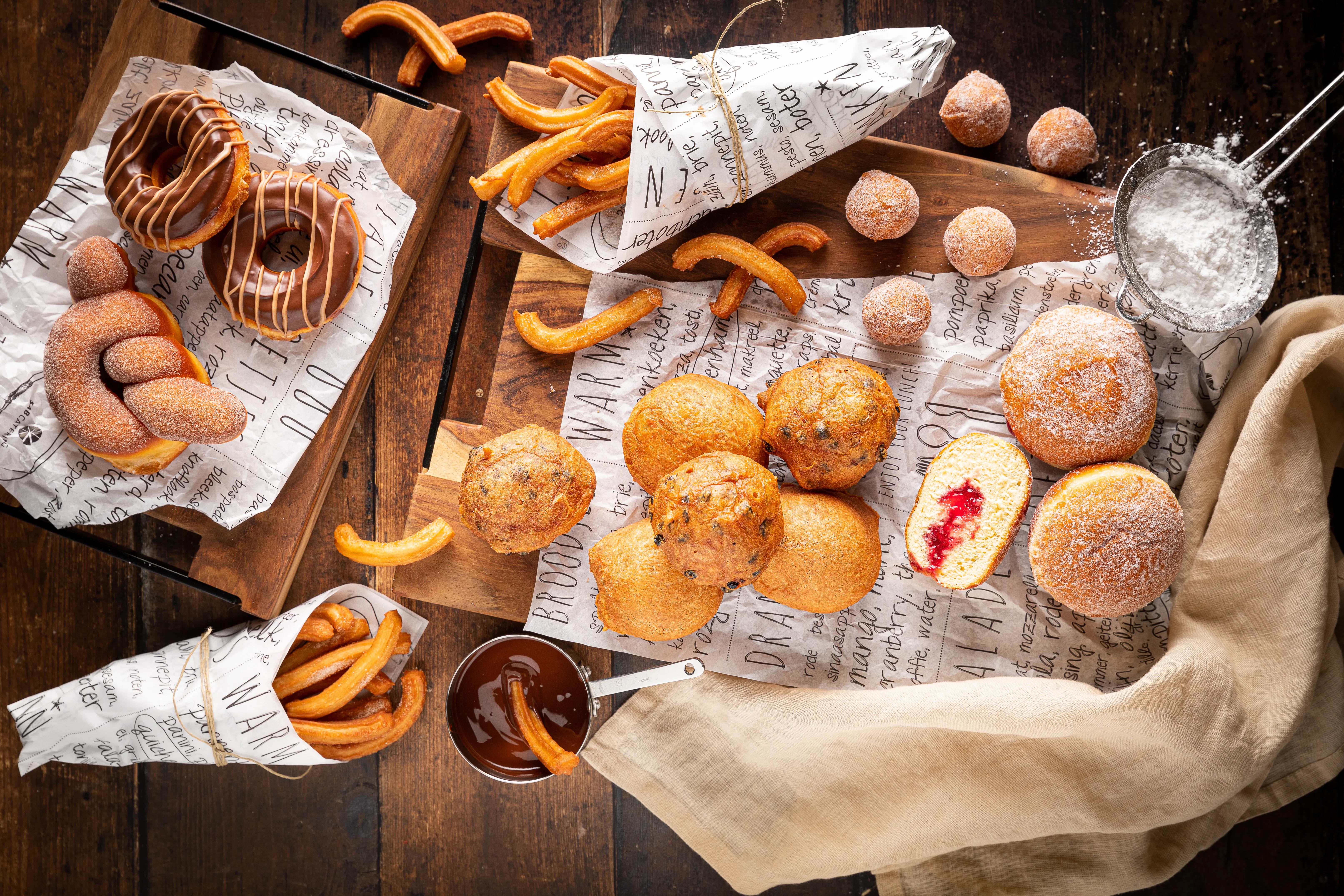 Churros zijn een groeiende markt, ook door de mogelijkheid om ze te decoreren.