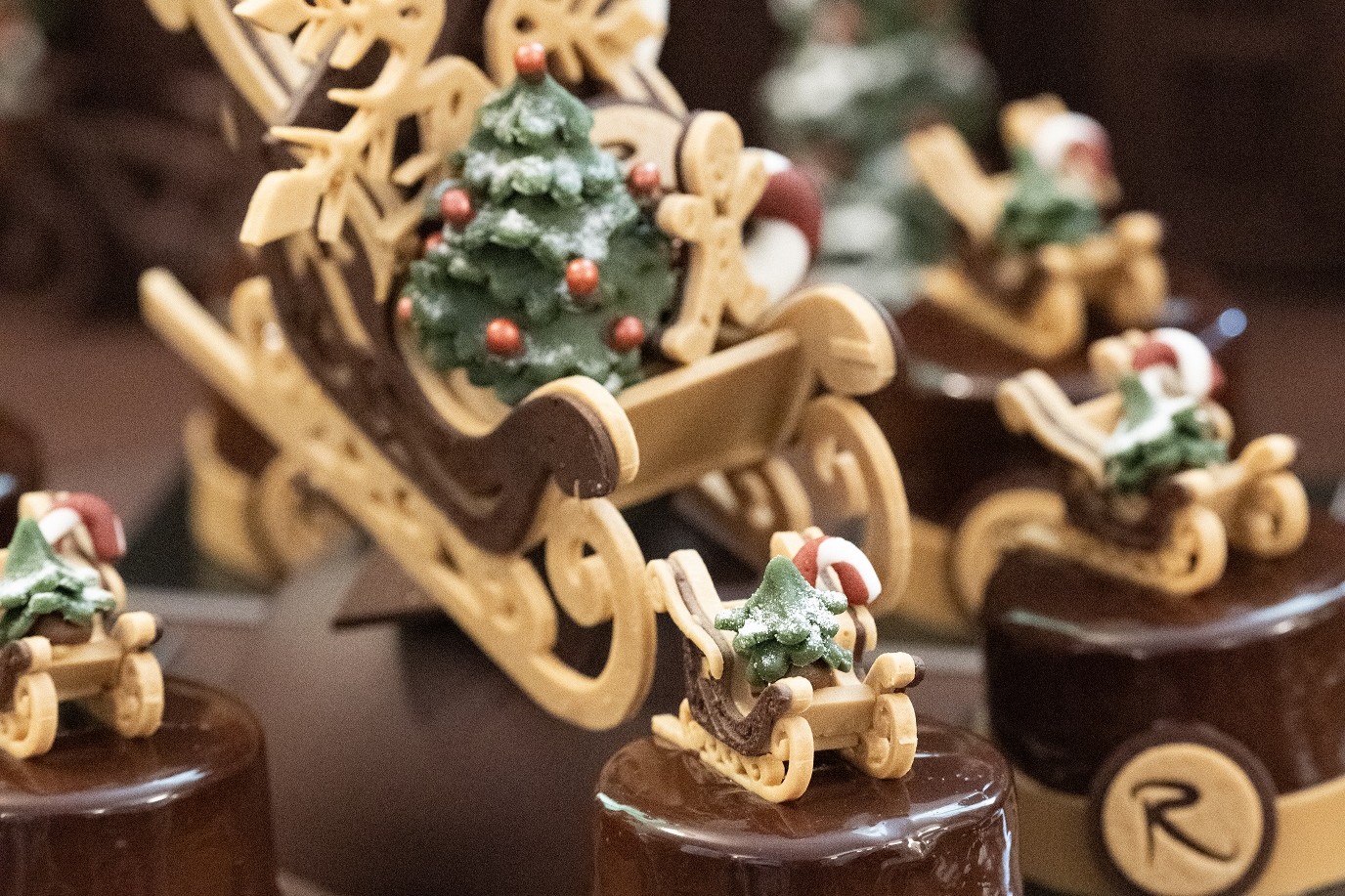 Een prachtstuk uit de kerstpresentatie van Niels de Rouw in Lyon. Foto's: De Rouw